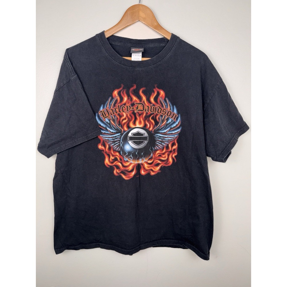 Vintage 2008 Harley Davidson Las Vegas, Nevada Shirt Black Size XL